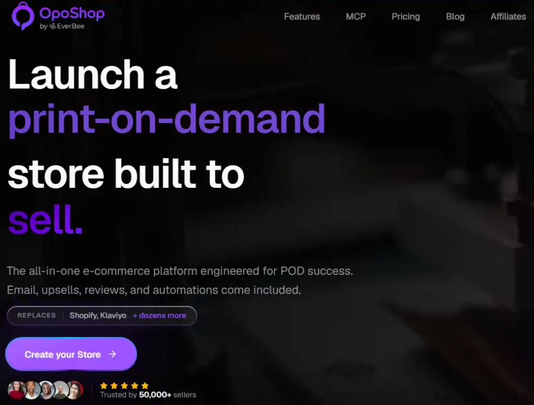 OpoShop Home Page