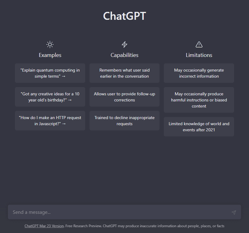 ChatGPT for Etsy - Chat Page