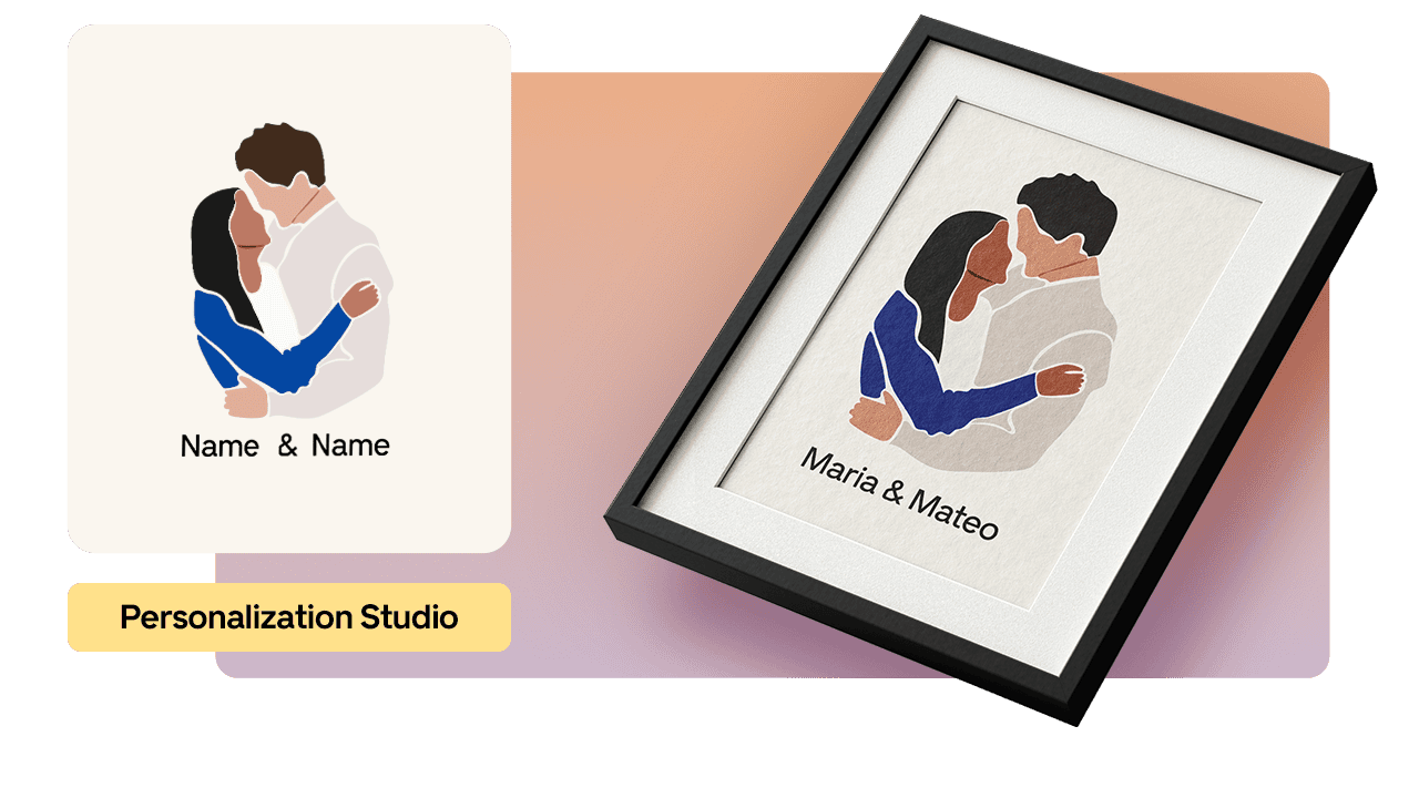 Gelato personalisation studio